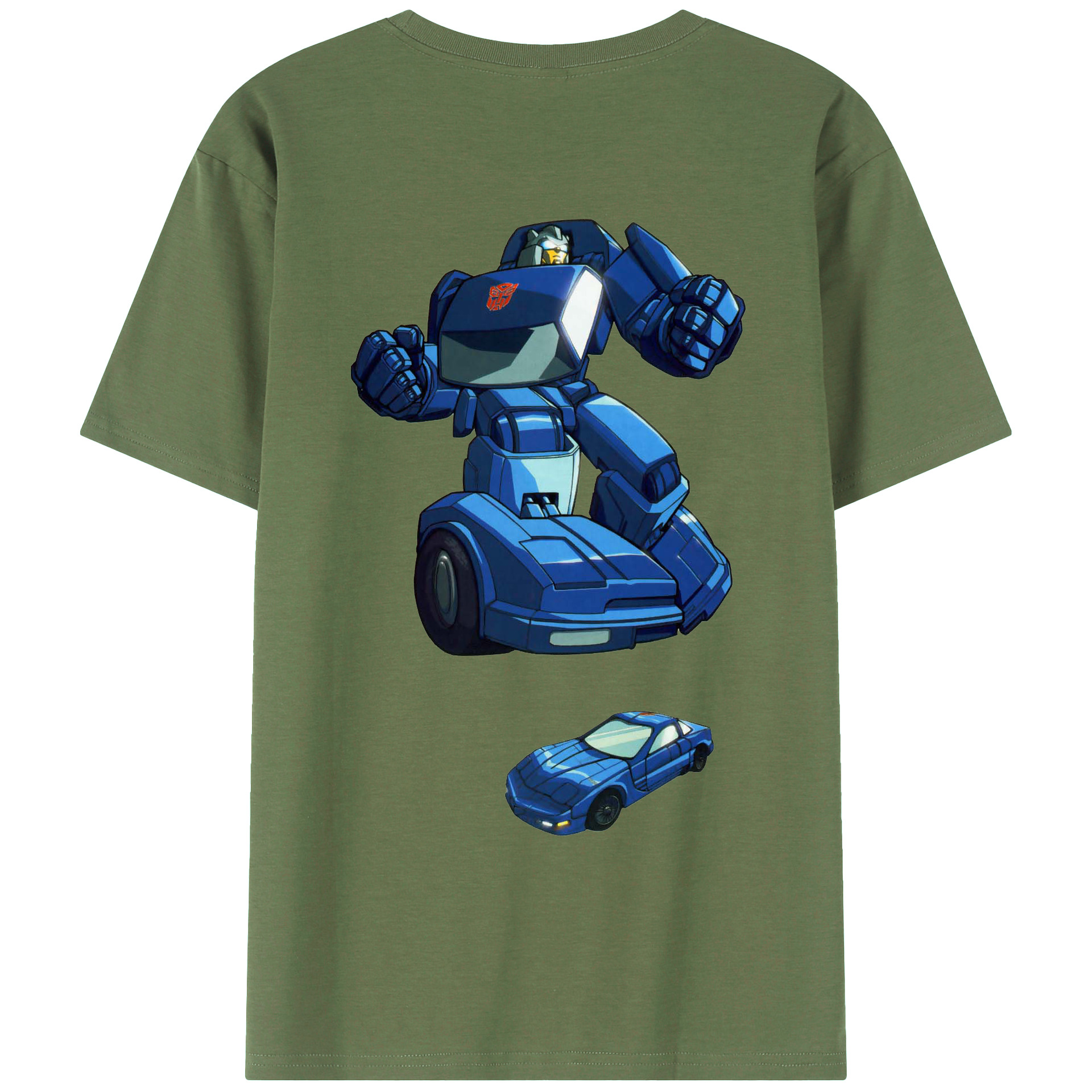 （画像用）  綿100％ メンズ半袖Tシャツ（バックプリント） 通気性